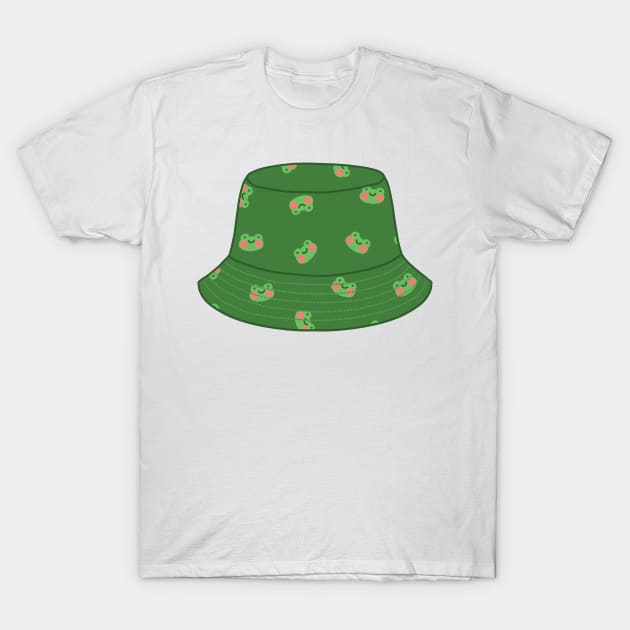 Bucket hat with frogs T-Shirt by Nikamii